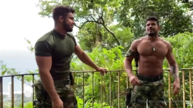Military Guys bareback Porn
